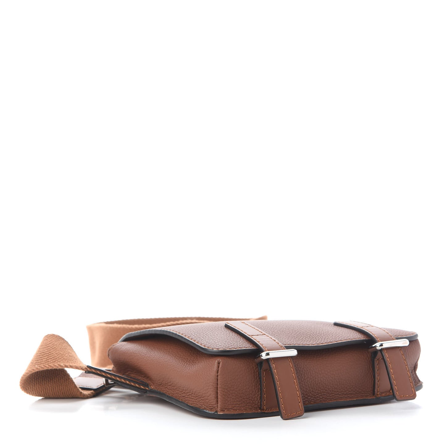 Grained Calfskin Military Bumbag Cognac
