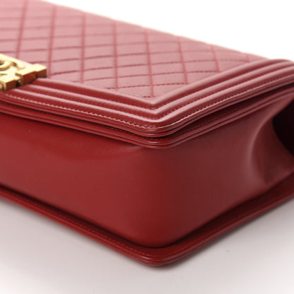Chanel Lambskin Quilted New Medium Boy Flap Red 7 of 10