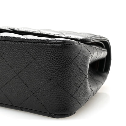 Chanel Caviar Quilted Medium Double Flap Black 10 of 10