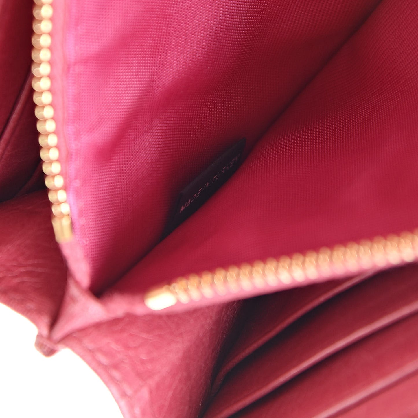 Nappa Matelasse Flap Wallet Peonia