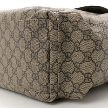 Gucci GG Plus Monogram Messenger Diaper Bag Dark Brown 10 of 12