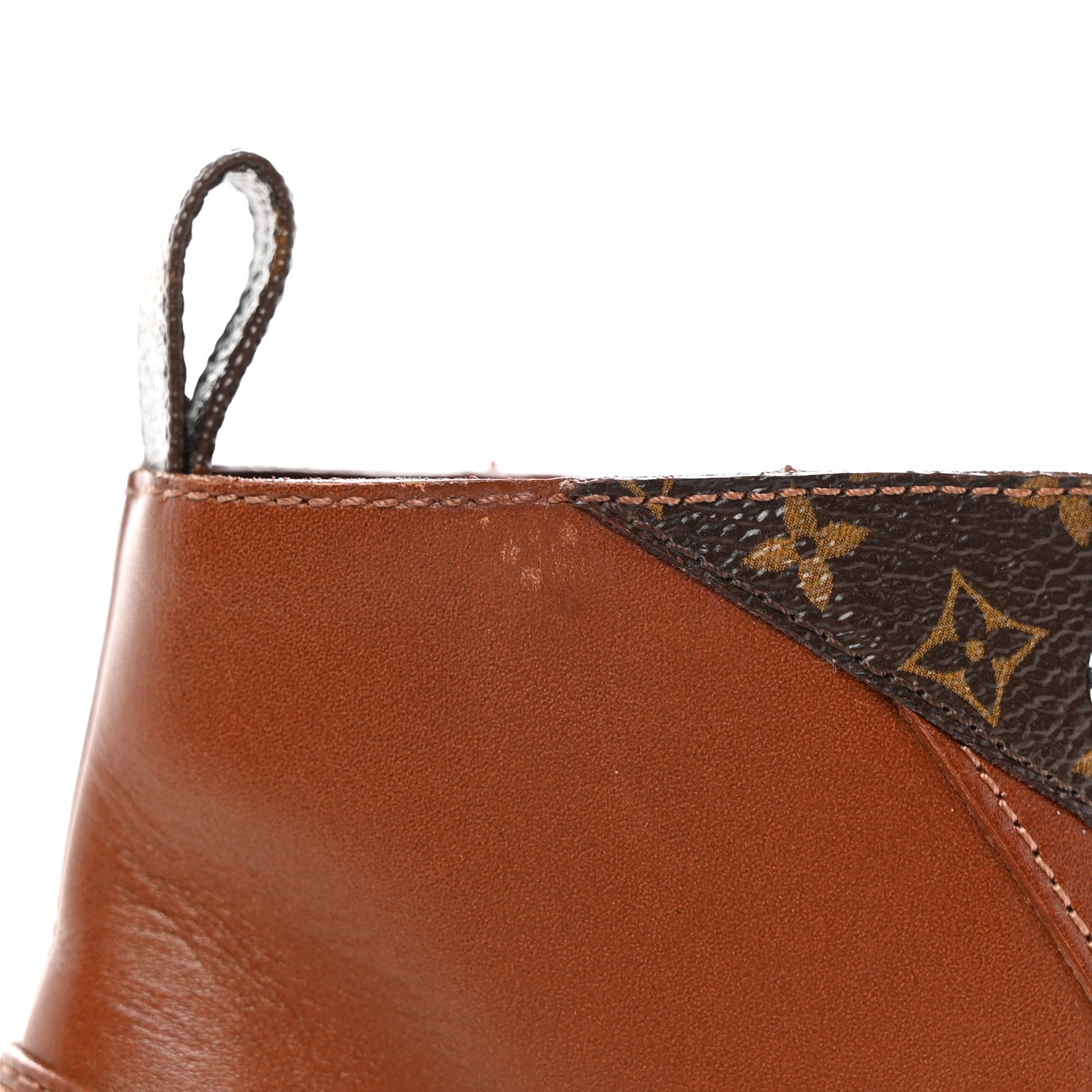 Calfskin Monogram Star Trail Ankle Boots 40 Cognac