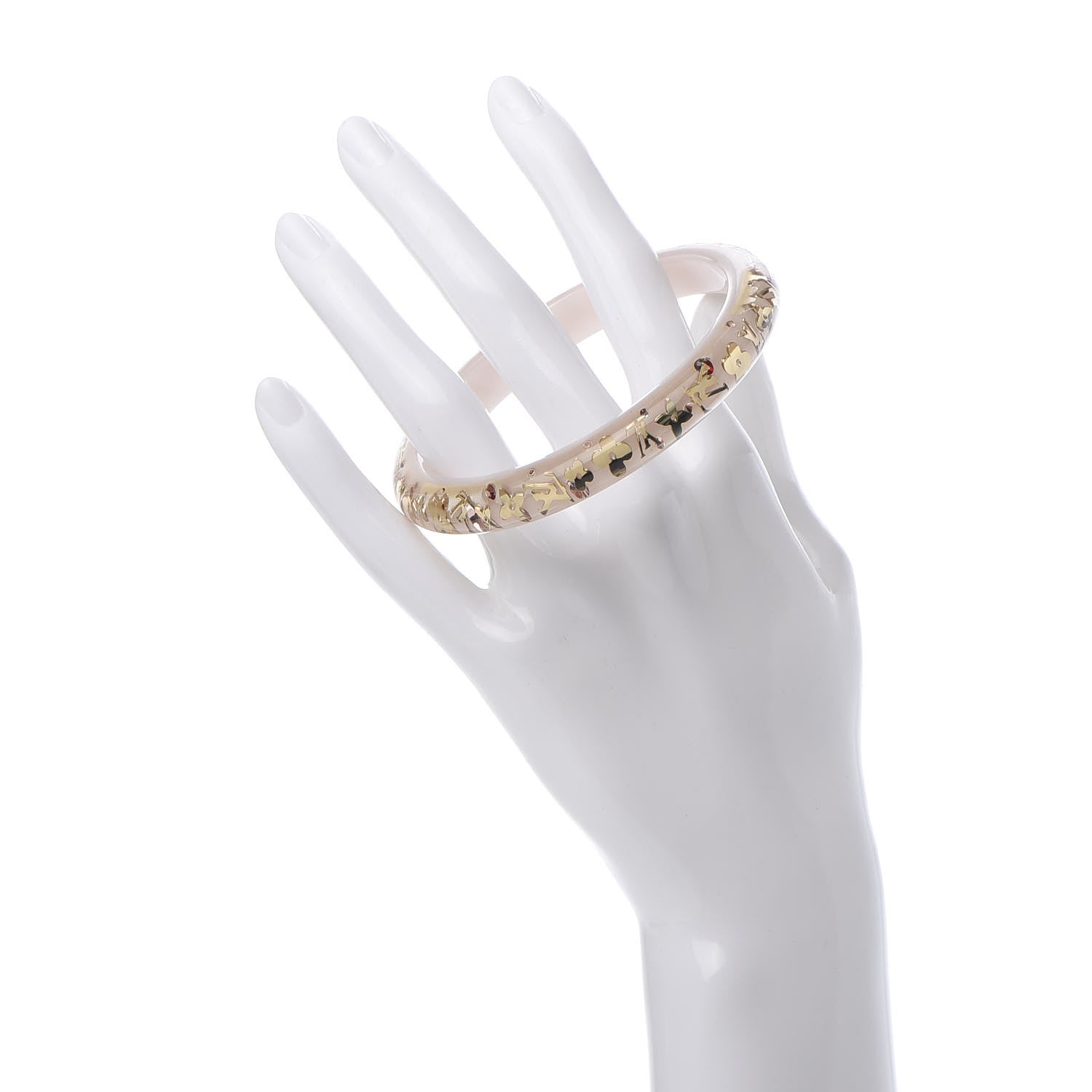 Louis Vuitton Resin Swarovski Large Inclusion Bracelet PM Parme 2 of 5