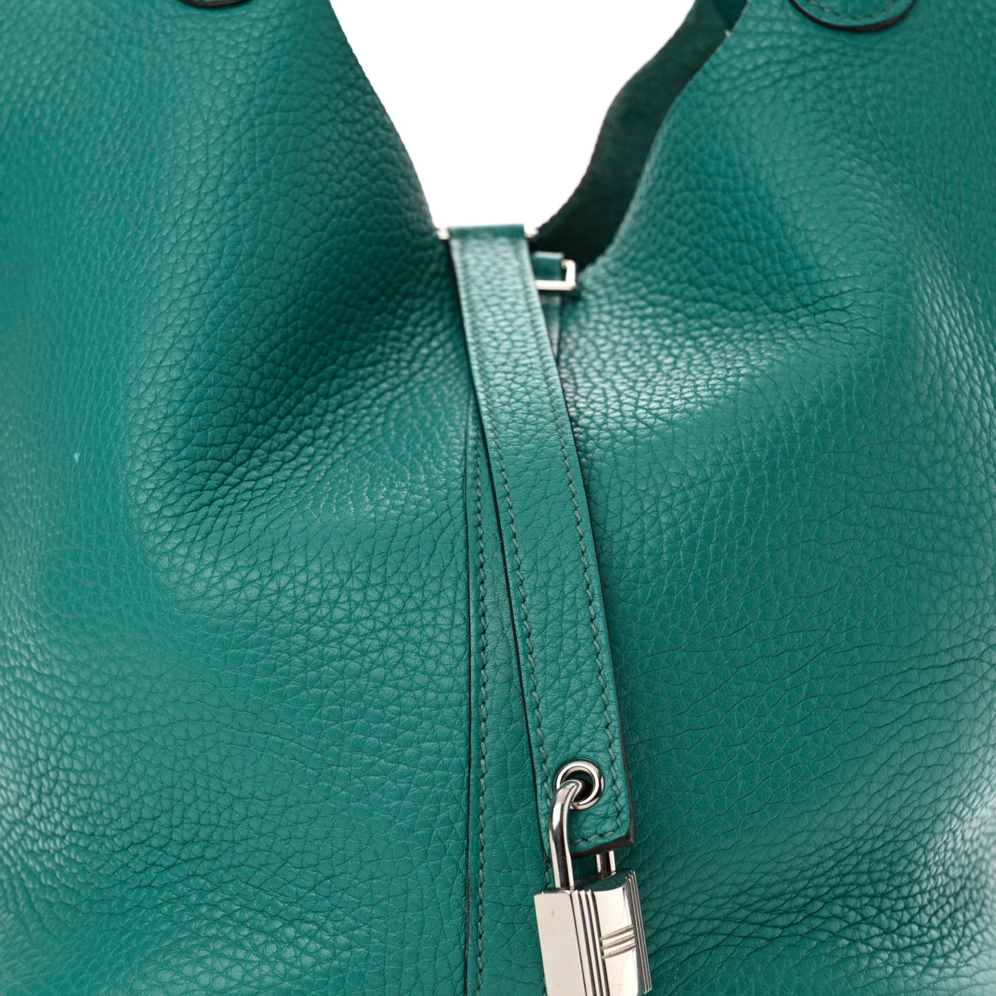 Taurillon Clemence Picotin Lock 22 MM Bleu Paon
