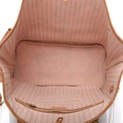 Louis Vuitton Damier Azur Tahitienne Neverfull MM 5 of 12