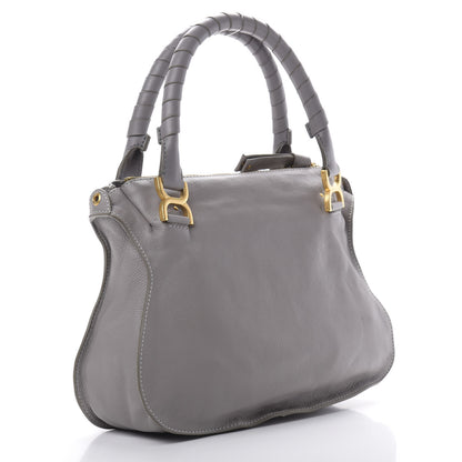 Chloe Calfskin Medium Marcie Satchel Cashmere Grey 3 of 11