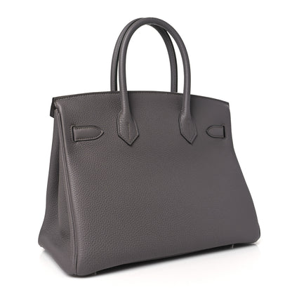 Hermes Togo Birkin 30 Etain 3 of 10