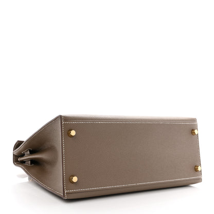 Hermes Epsom Kelly Sellier 28 Etoupe 4 of 11