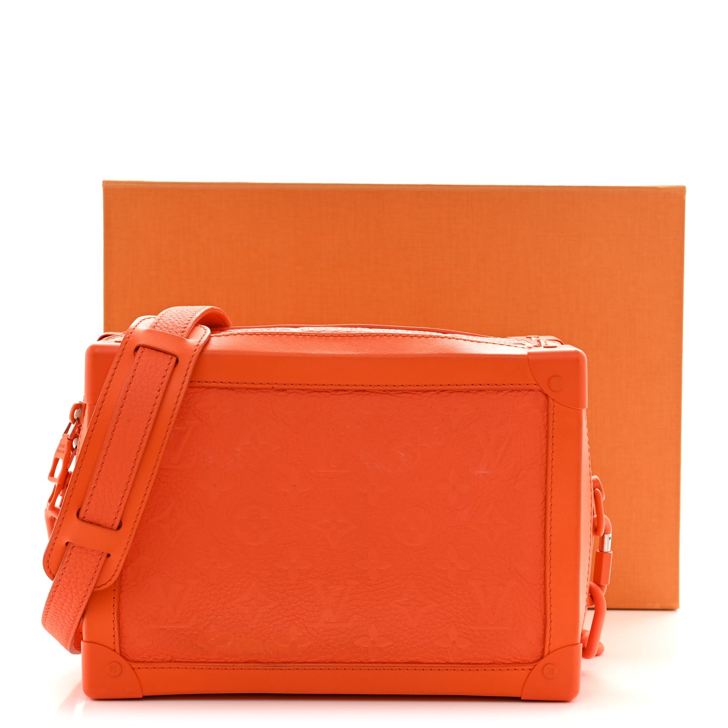 Taurillon Monogram Solar Ray Soft Trunk Orange