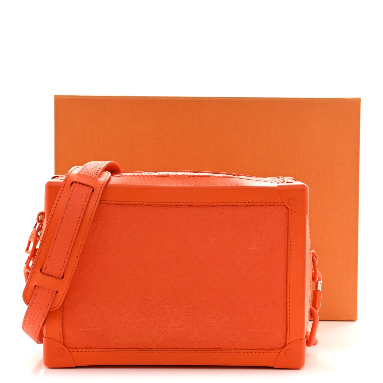 Louis Vuitton Taurillon Monogram Solar Ray Soft Trunk Orange 11 of 11