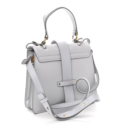 Chloe Grained Calfskin Small Aby Day Shoulder Bag Light Cloud 3 of 10