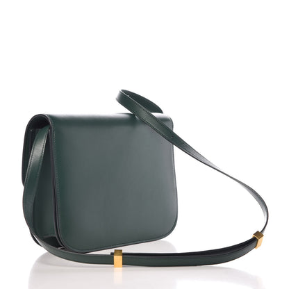 Celine Box Calfskin Medium Classic Box Flap Bag Light Emerald 3 of 8