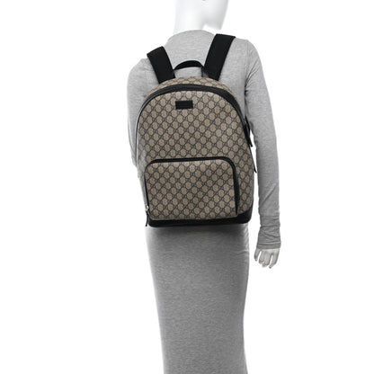 Gucci GG Supreme Monogram Medium Backpack Black 2 of 13