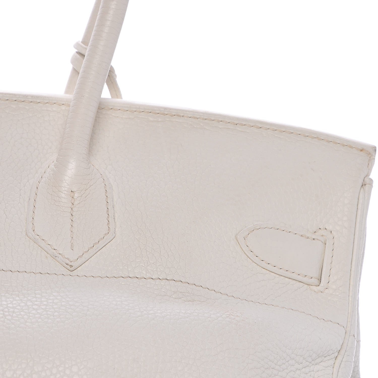 Hermes Taurillon Clemence JPG Birkin 42 White 21 of 33