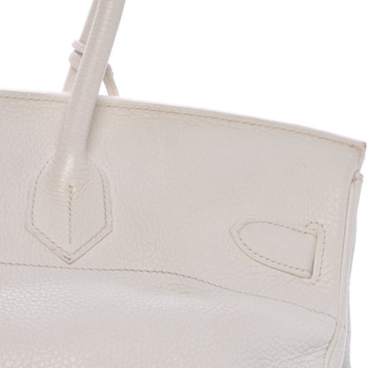 Hermes Taurillon Clemence JPG Birkin 42 White 21 of 33