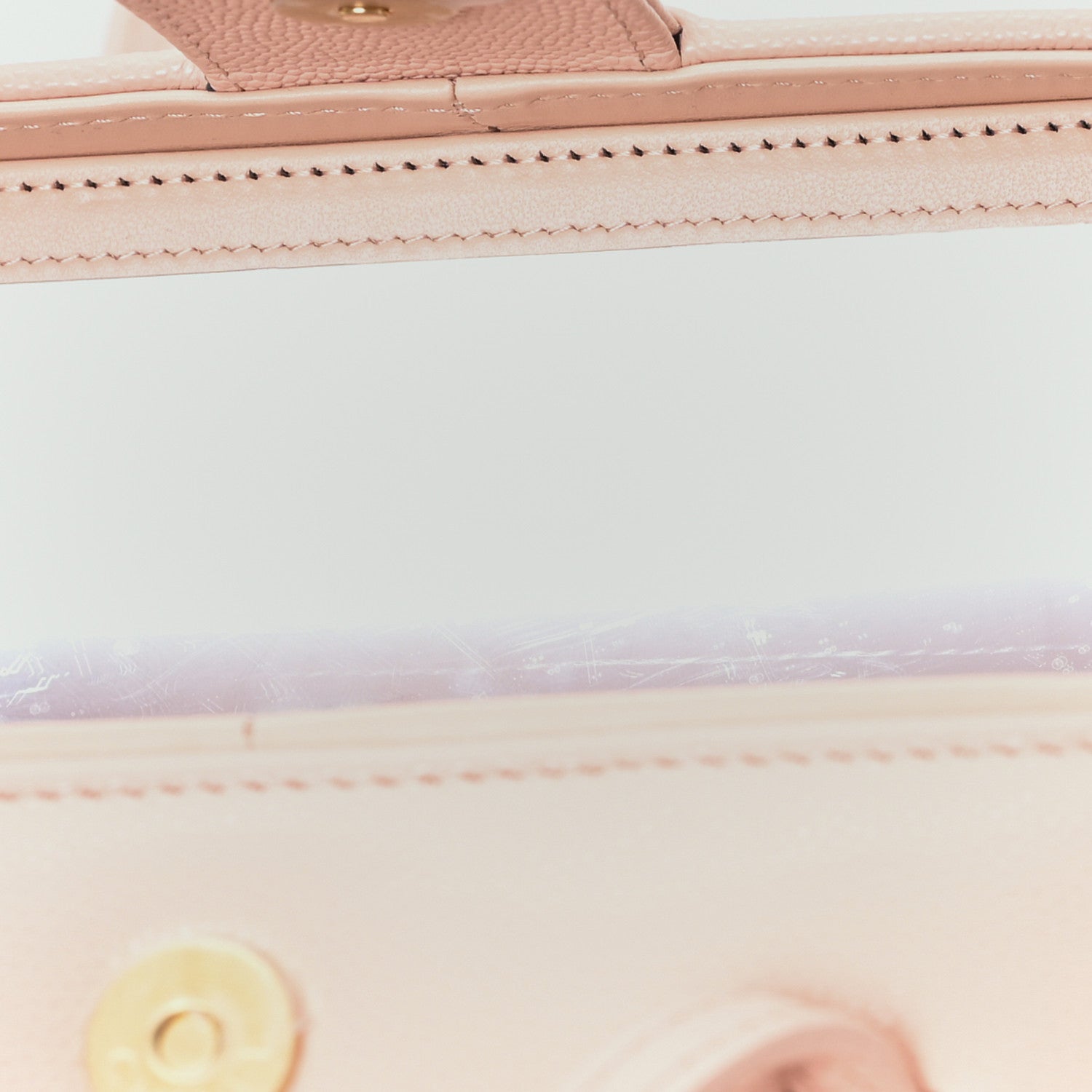 Chanel Shiny Caviar Preppy Coco Long Vanity With Strap Light Pink 11 of 11