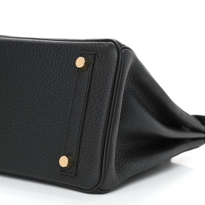 Hermes Togo Birkin 25 Black 9 of 10