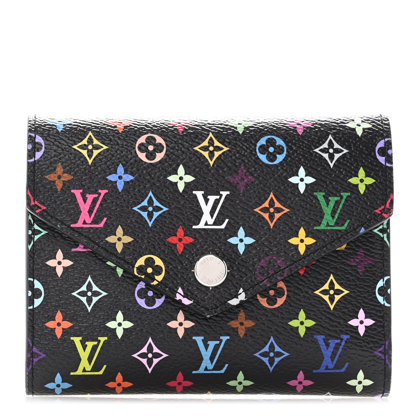 LV x TM Monogram Multicolor Victorine Wallet Black