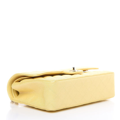 Chanel Iridescent Caviar Quilted Medium Double Flap Yellow 4 of 10