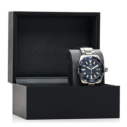 Tag Heuer Stainless Steel 41mm Aquaracer 300M Quartz Watch Blue WAY111C 5 of 5