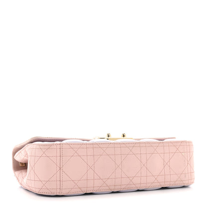 Christian Dior Lambskin Cannage Medium Miss Dior Flap Purple Beige 4 of 14