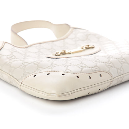 Gucci Guccissima Punch Hobo Off White 8 of 12