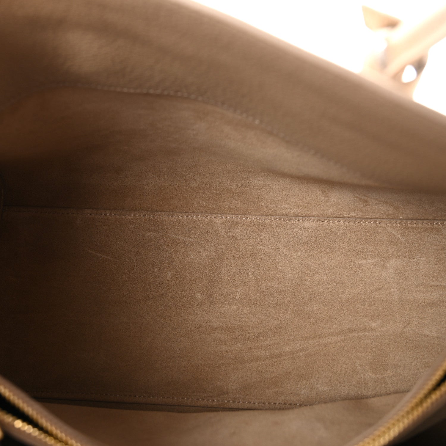 Saint Laurent Grained Calfskin Small Supple Sac De Jour Dark Beige 5 of 9