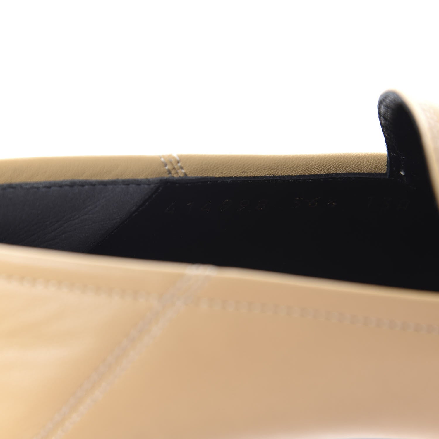Gucci Lambskin Womens Brixton Horsebit Loafers 36.5 Wheat 9 of 10