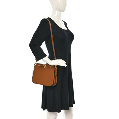 Fendi Vitello King Luxor Fendi Touch Shoulder Bag Caramello 2 of 10