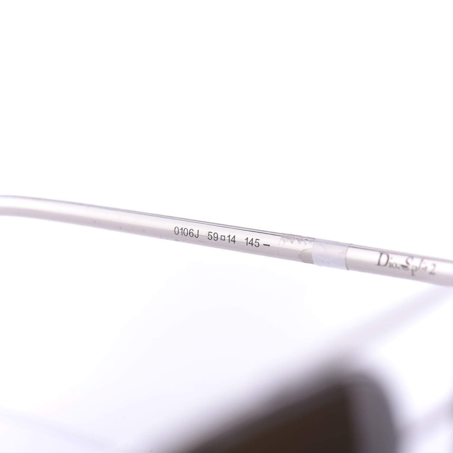 Christian Dior Split 2 Aviator Sunglasses Brown Grey 8 of 10