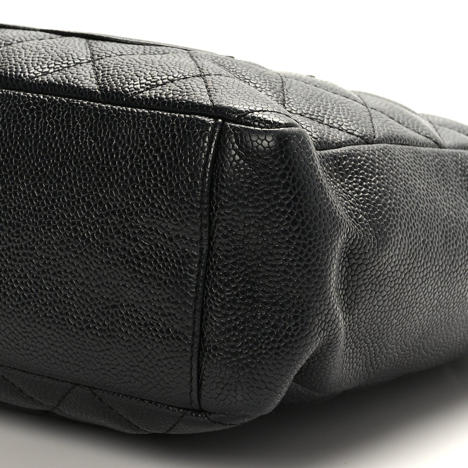 Chanel Caviar Quilted Petit Shopping Tote PST Black 9 of 9