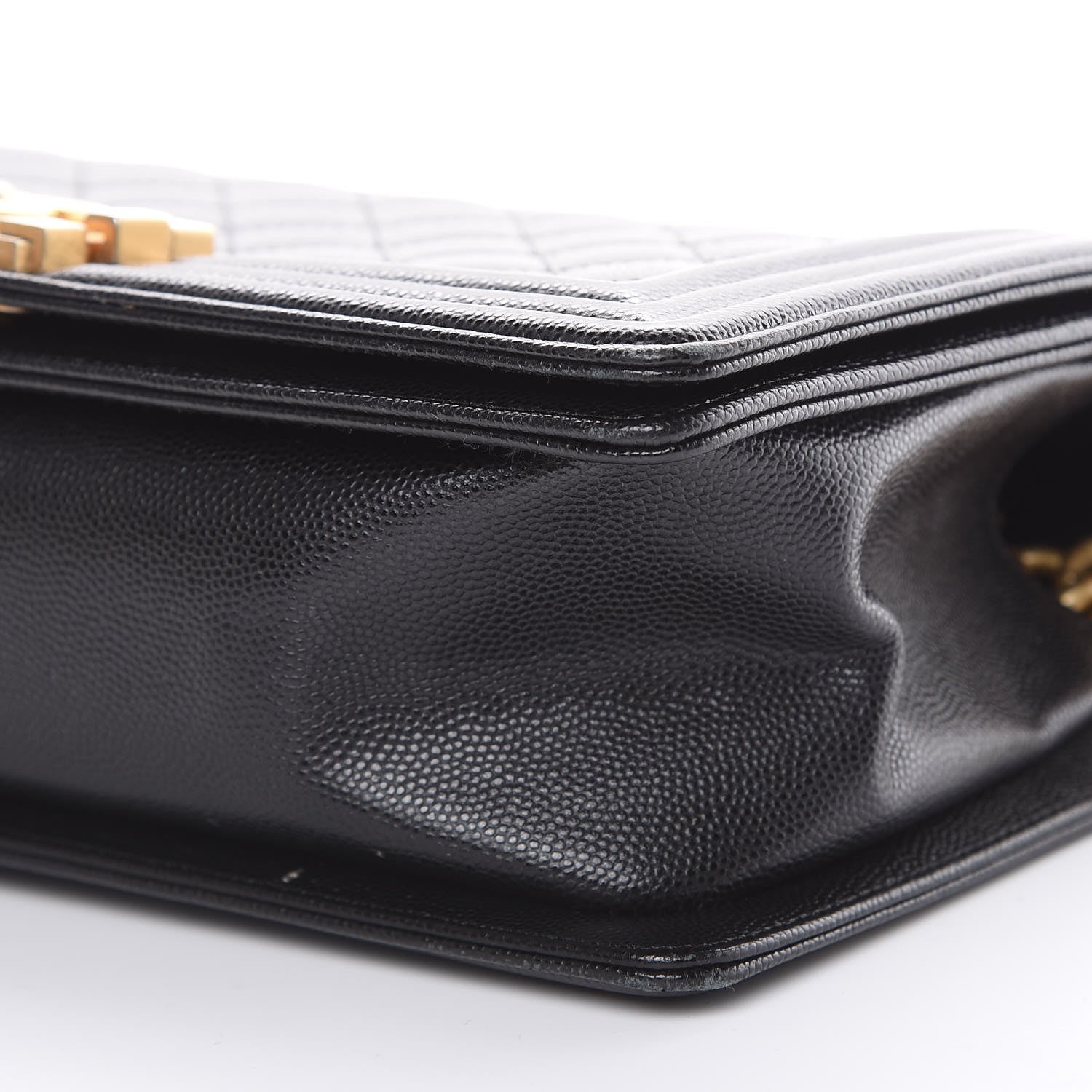 Chanel Caviar Quilted Medium Boy Flap Black 7 of 15