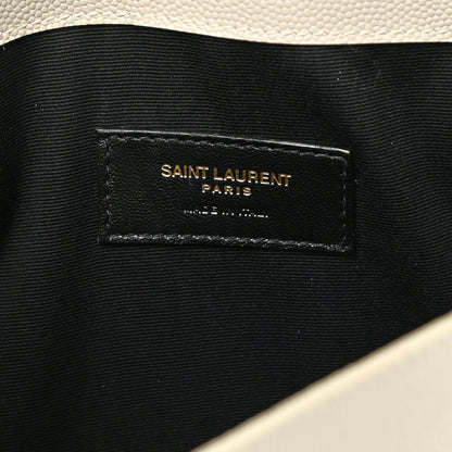Saint Laurent Grain De Poudre Uptown Pouch Crema Soft 6 of 8