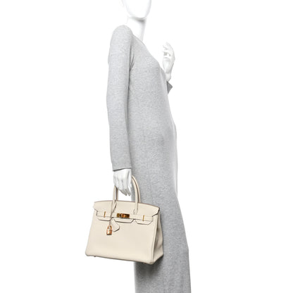 Hermes Togo Birkin 30 Craie 2 of 13