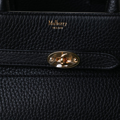 Mulberry Heavy Grain Small Belted Bayswater Tote Black 13 of 15