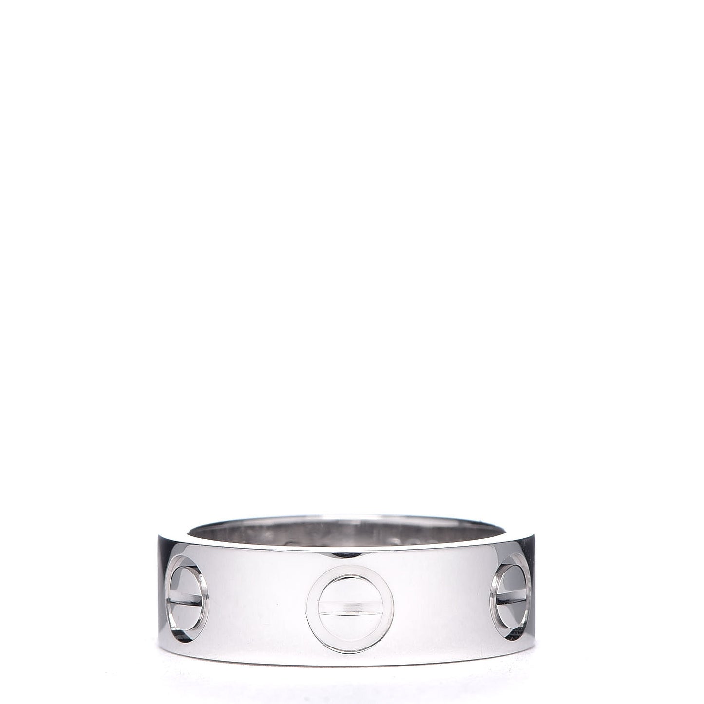 18K White Gold 5.5mm LOVE Ring 47 4