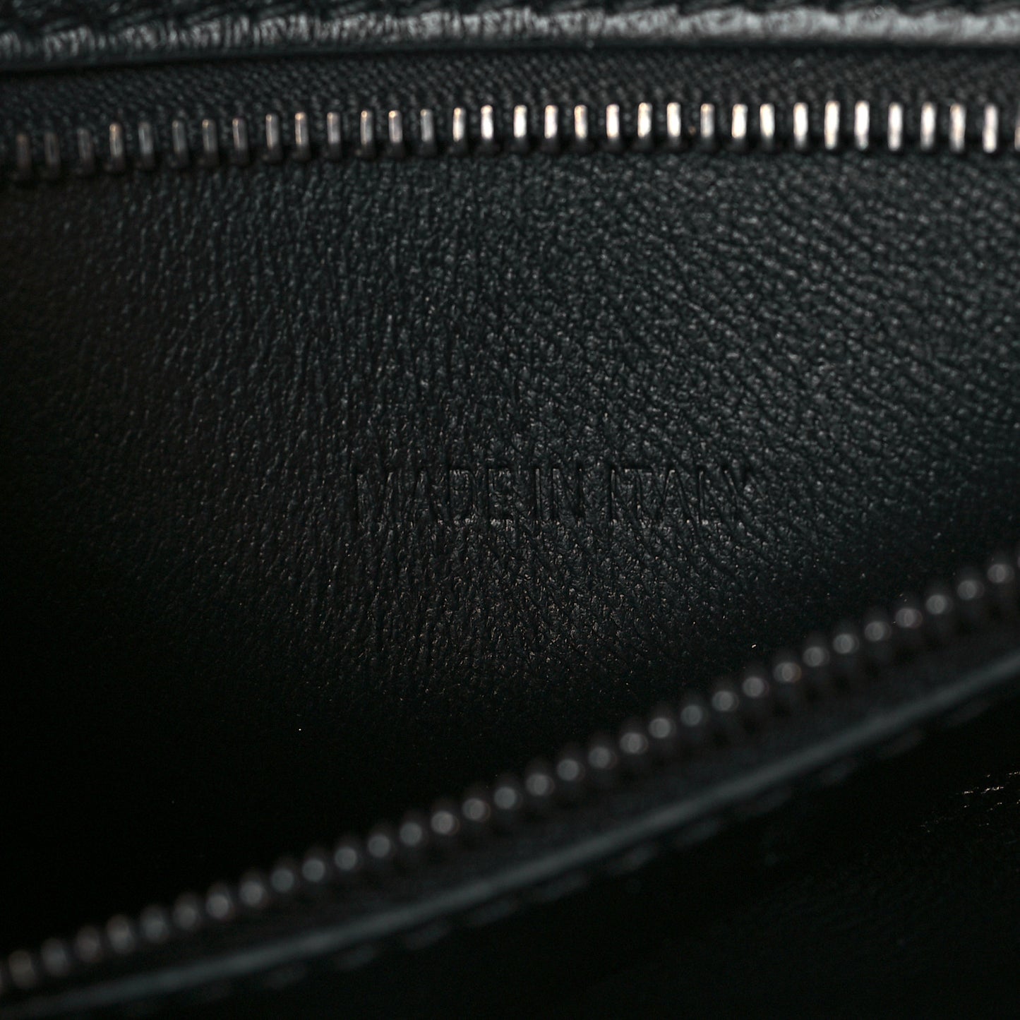 Matte Calfskin Viper Effect Small Hourglass Top Handle Bag Black