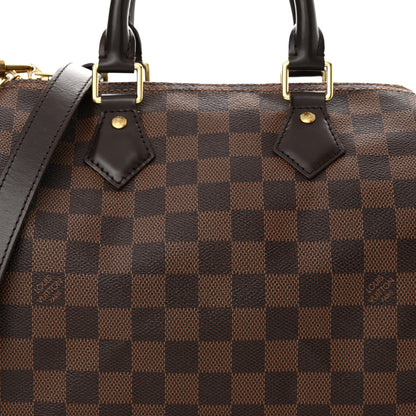 Louis Vuitton Damier Ebene Speedy Bandouliere 25 8 of 12