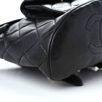Chanel Lambskin Quilted Backpack Black 4 of 24