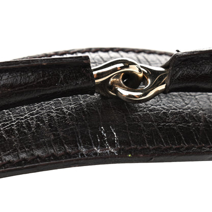 Gucci Monogram Medium Horsebit Chain Hobo Dark Brown 10 of 10