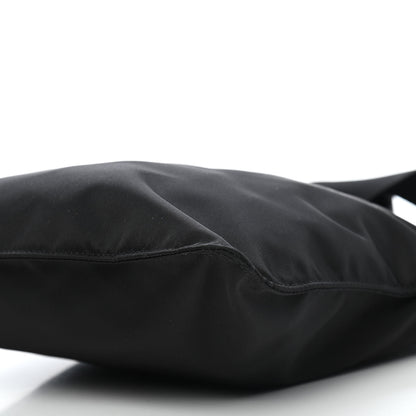 Prada Nylon Flat Messenger Bag Black 8 of 8