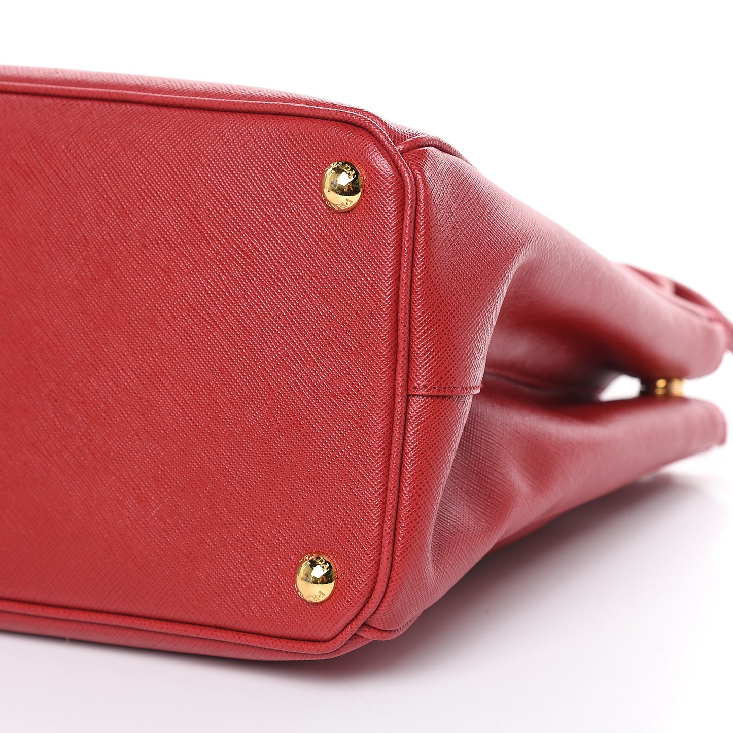 Saffiano Medium Galleria Double Zip Tote Fuoco