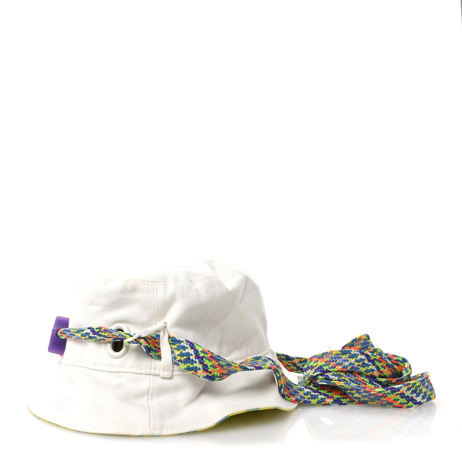 Louis Vuitton Cotton Monogram Reversible Play LV Bead Bucket Hat S Lime 8 of 14