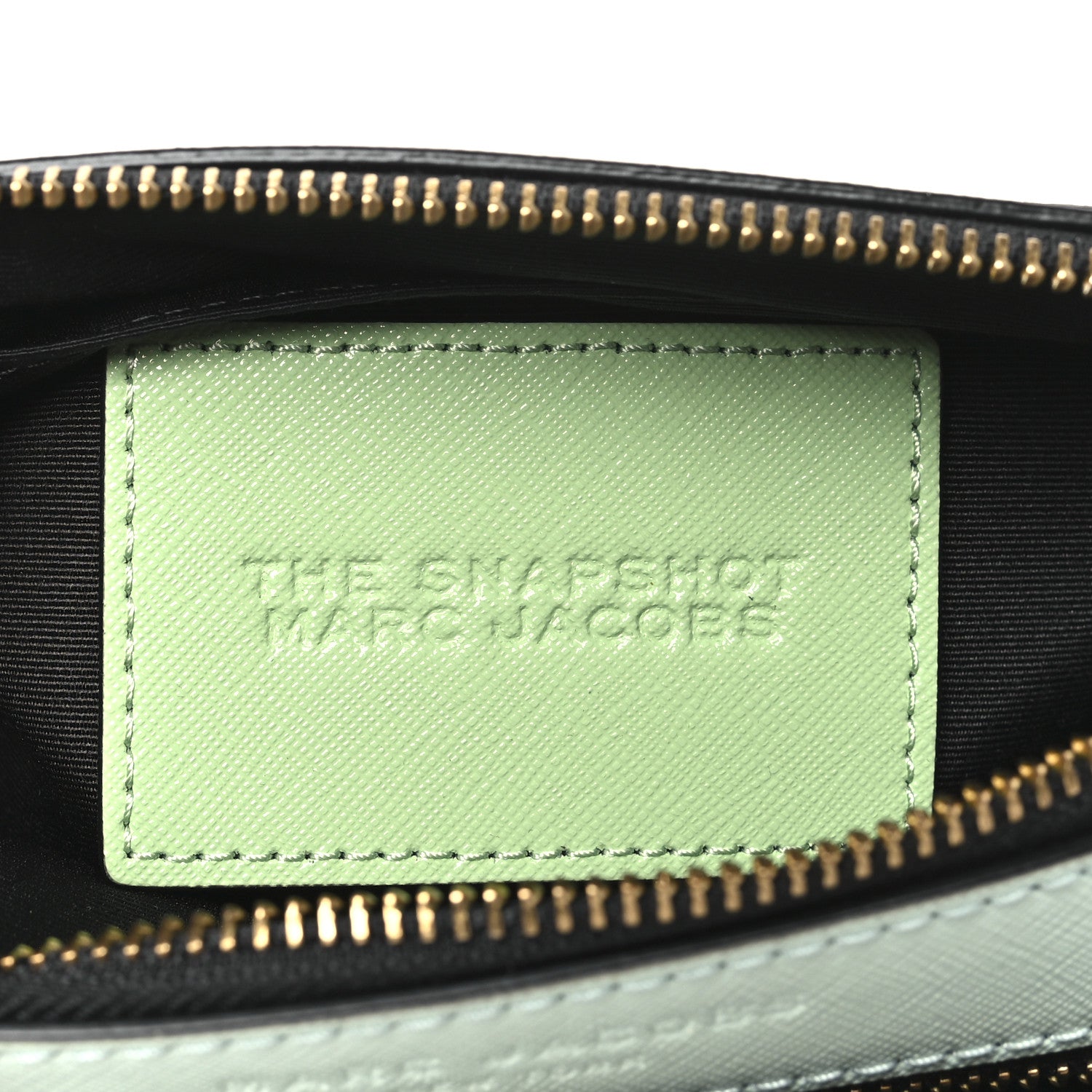 Marc Jacobs Saffiano Small Snapshot Camera Bag Mint Multicolor