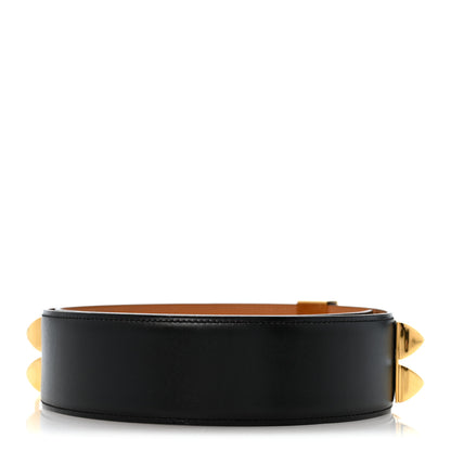 Hermes Box Collier De Chien CDC Belt 90 36 Black 2 of 7