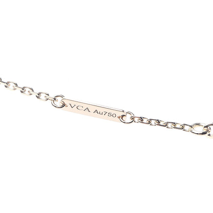 Van Cleef & Arpels 18K Yellow Gold Mother of Pearl Lucky Alhambra Butterfly Pendant Necklace 7 of 8