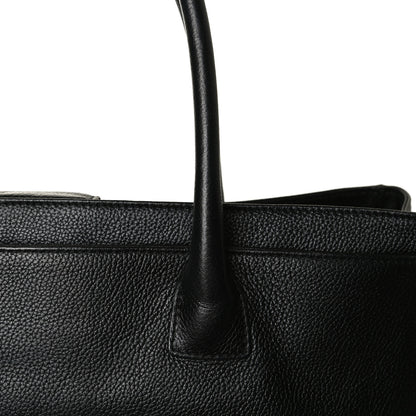 Chanel Calfskin Cerf Executive Shopper Tote Black 16 of 17