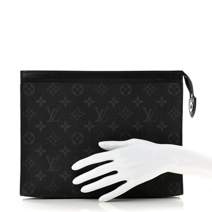 Louis Vuitton Monogram Eclipse Pochette Voyage MM 2 of 11
