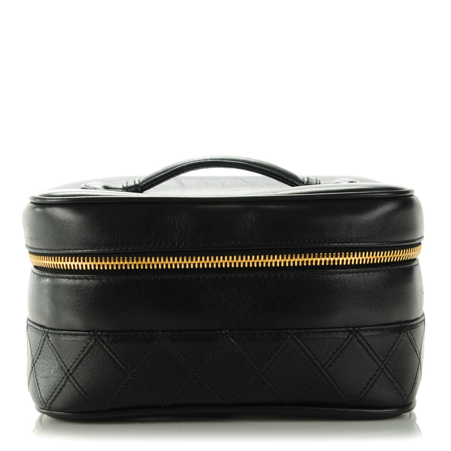 Chanel Lambskin Vanity Cosmetic Case Black 1 of 8