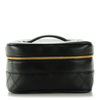 Chanel Lambskin Vanity Cosmetic Case Black 1 of 8